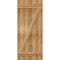 Ekena Millwork Joined Board-n-Batten Shutters w/Z-Bar, Rough Sawn Western Red Cedar, 21 1/2W x 51H, PR RBJ06Z21X051RWR - alternate 2